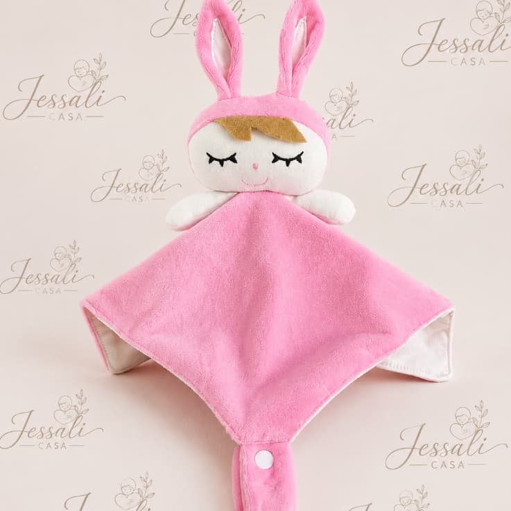 Naninha Bebê Plush Ursinho | Bichinho de Apego Super Macio