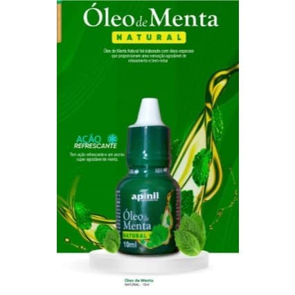 Óleo De Menta Original Natural Apinil - 10ml
