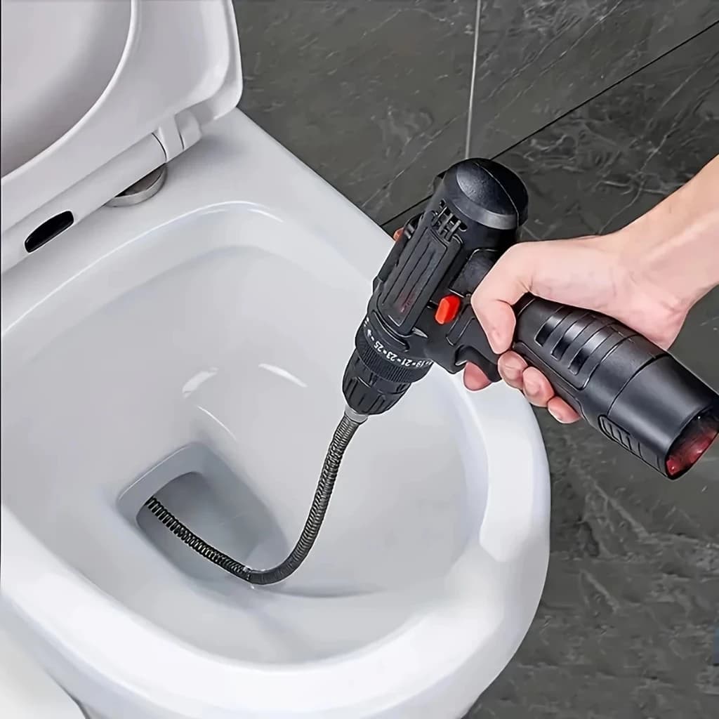 Desentupidor Limpador para Pias Ralos Canos Com Mola flexivél Adaptador para Furadeira 1 Metros Dragagem Do Esgoto