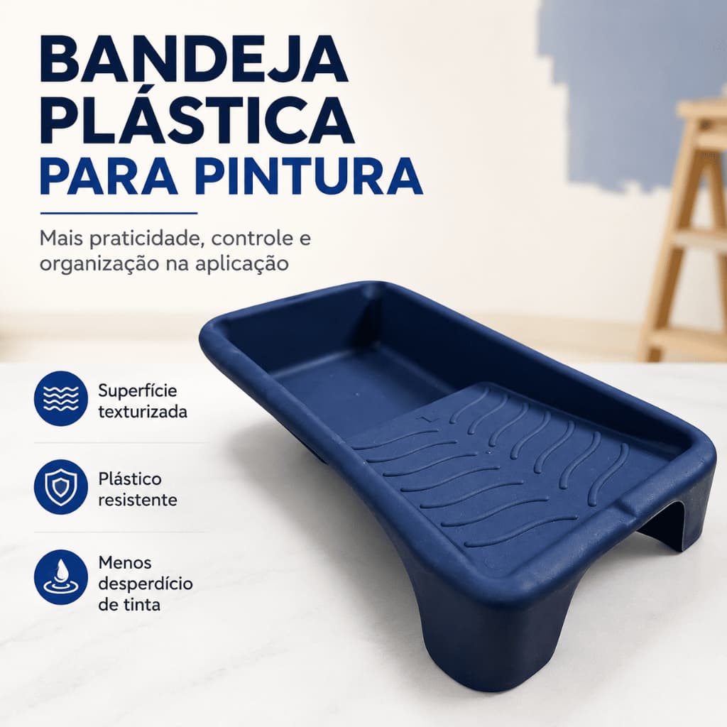 BANDEJA PLÁSTICA P/ PINTURA