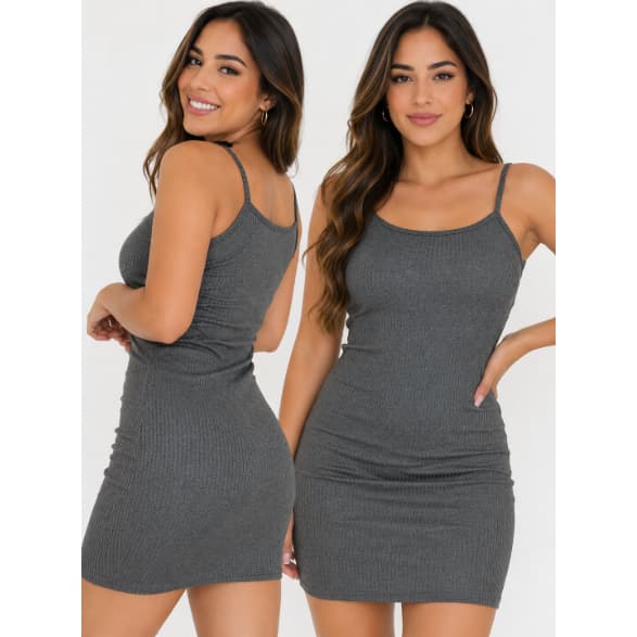 Vestido Feminino midi elegante trançadas Fenda Lateral Empina Bumbum colado Novo canelado premium