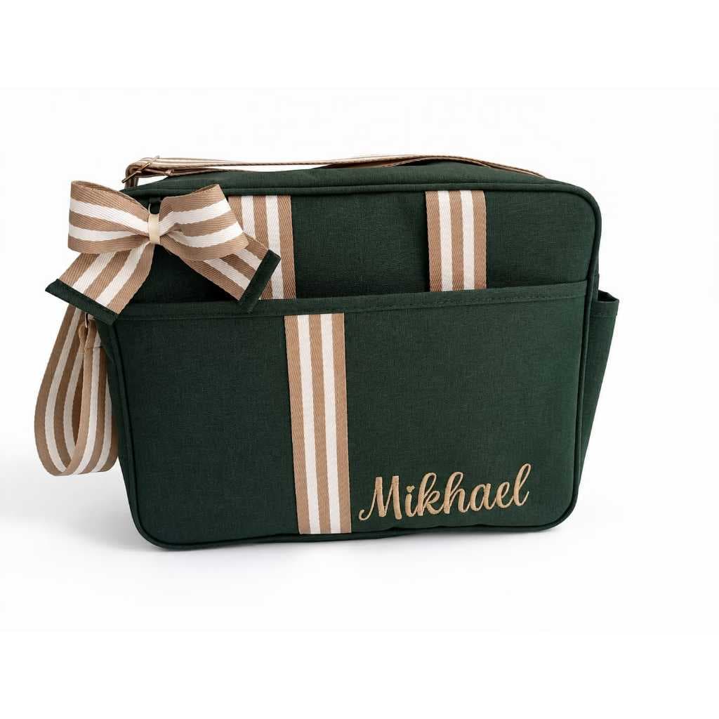 Bolsa Maternidade Grande Personalizada / Bolsa Bebê Enxoval Passeio Menino