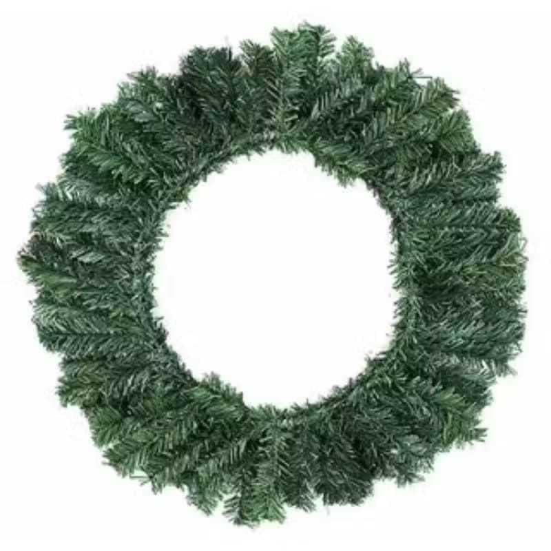 Guirlanda de Natal 40cm Crua Sem Enfeites Monte sua Decoração Natalina Fim de Ano - Decoração