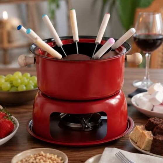 Conjunto Aparelho de Fondue 11 Peças  Hauskraft