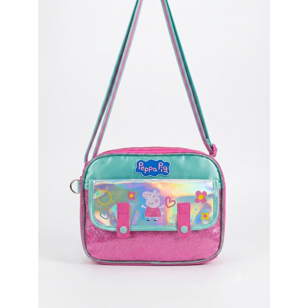 Bolsa Transversal Infantil Peppa Pig Alça Regulável Clio