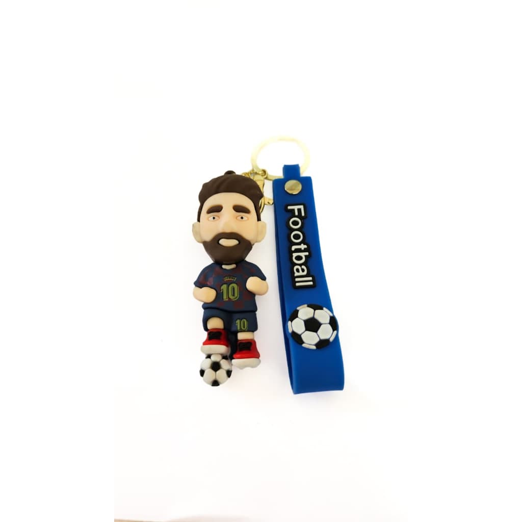 Chaveiro Messi Barcelona Emborrachado Premium