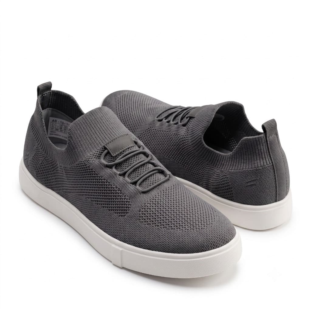 Tênis Knit On Masculino Casual Leve Calce Fácil Confortável Respirável - ENVIO RÁPIDO