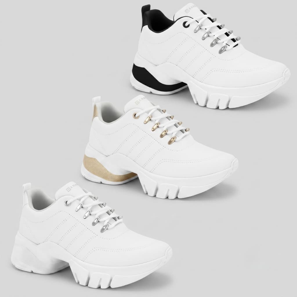 Tênis Ramarim Feminino Chunky Plataforma Casual Conforto Original
