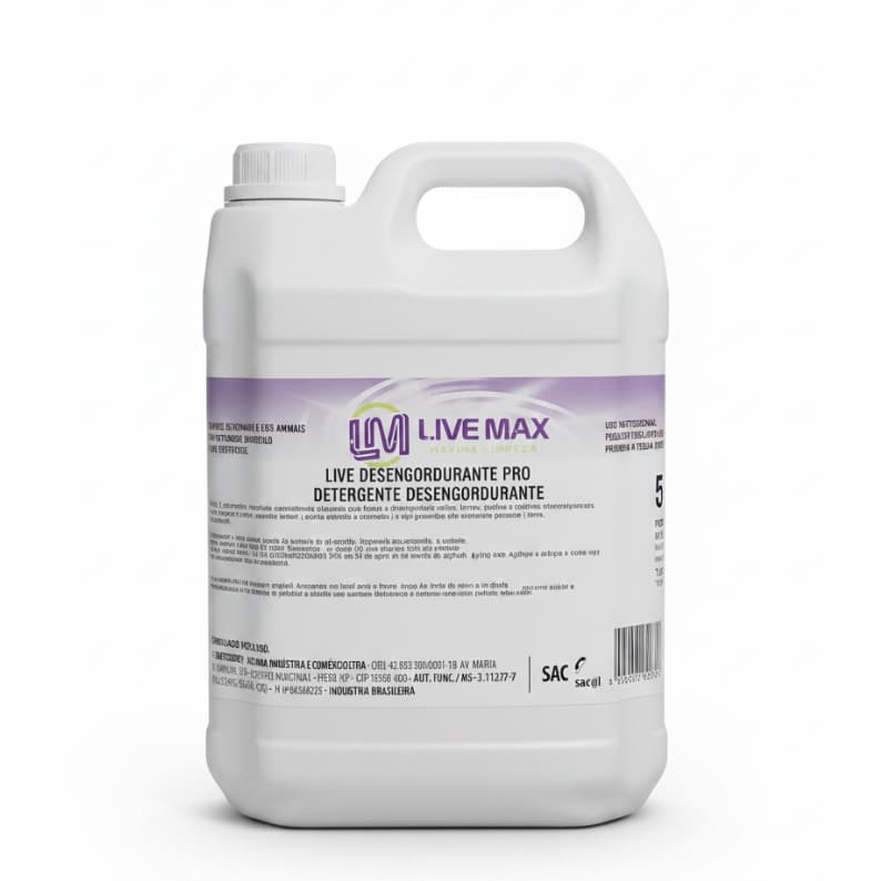 Desengordurante Live  Max Institucional Super Concentrado 5 L