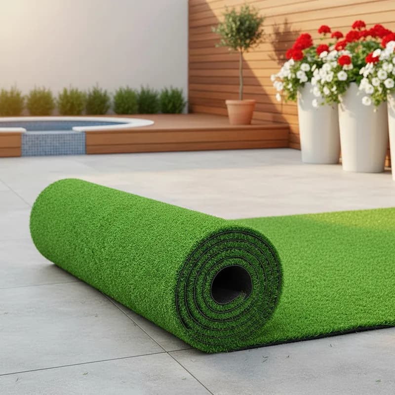 Grama Sintética 20mm 6m² Tapete Artificial Decorativa Jardim Pet Friendly Revestimento Natural Macia