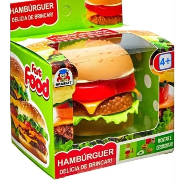 Brinquedo Fast Food – Hambúrguer (Hambúrguer Delícia)