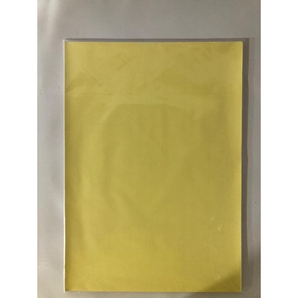Papel Fotográfico Amarelo A4 135g 50 Folhas | Papel Fotográfico Glossy | Papelaria