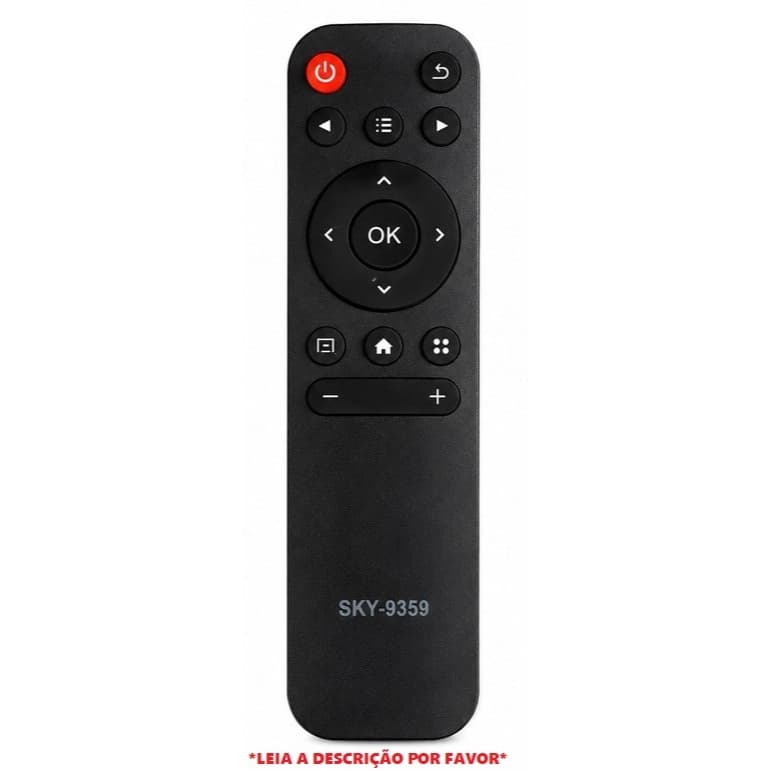 9359 Controle Remoto Para TV Stick 4K ANDROID SYSTEM infravermelho