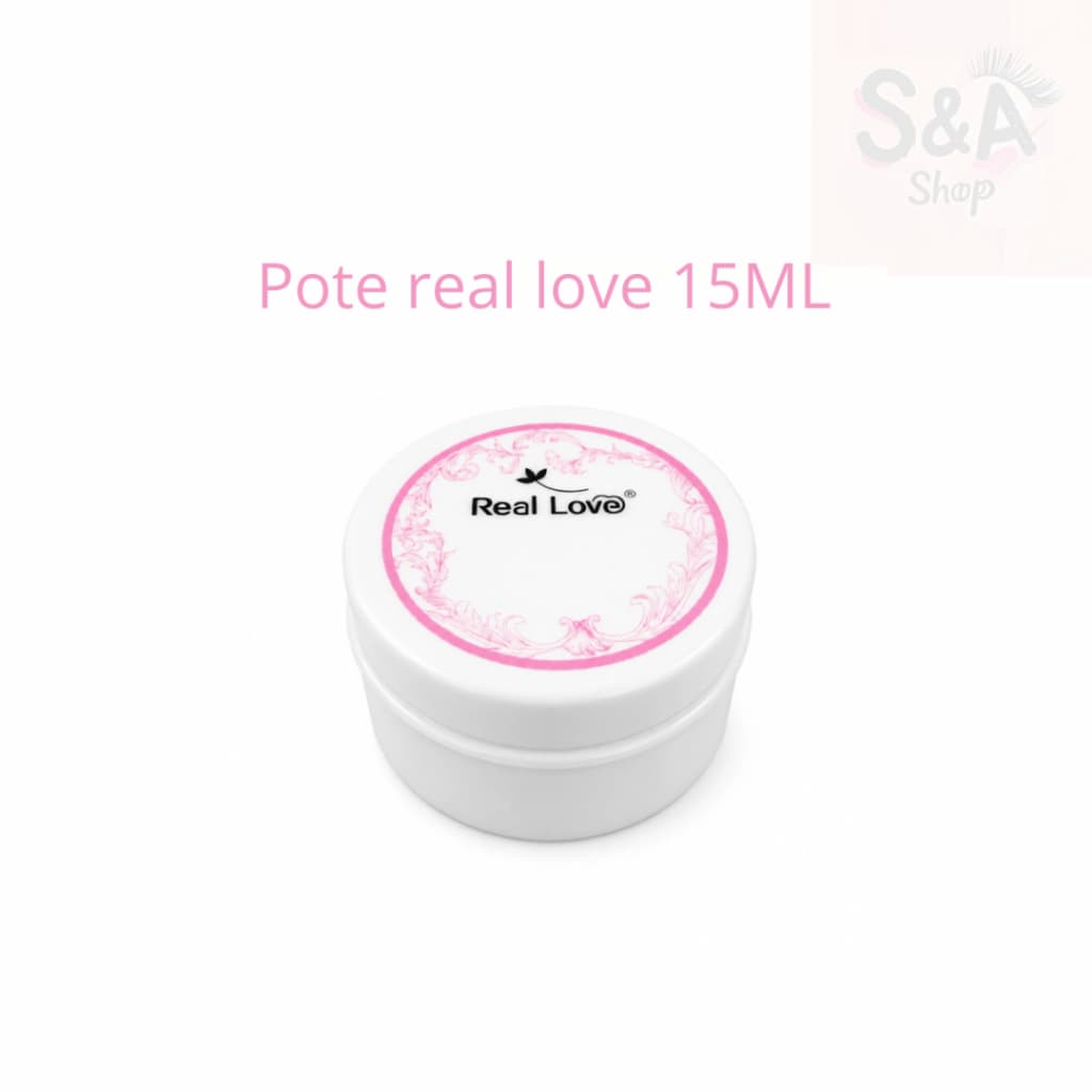 Pote vazio de gel para unha 15 ml Refil  - Real Love