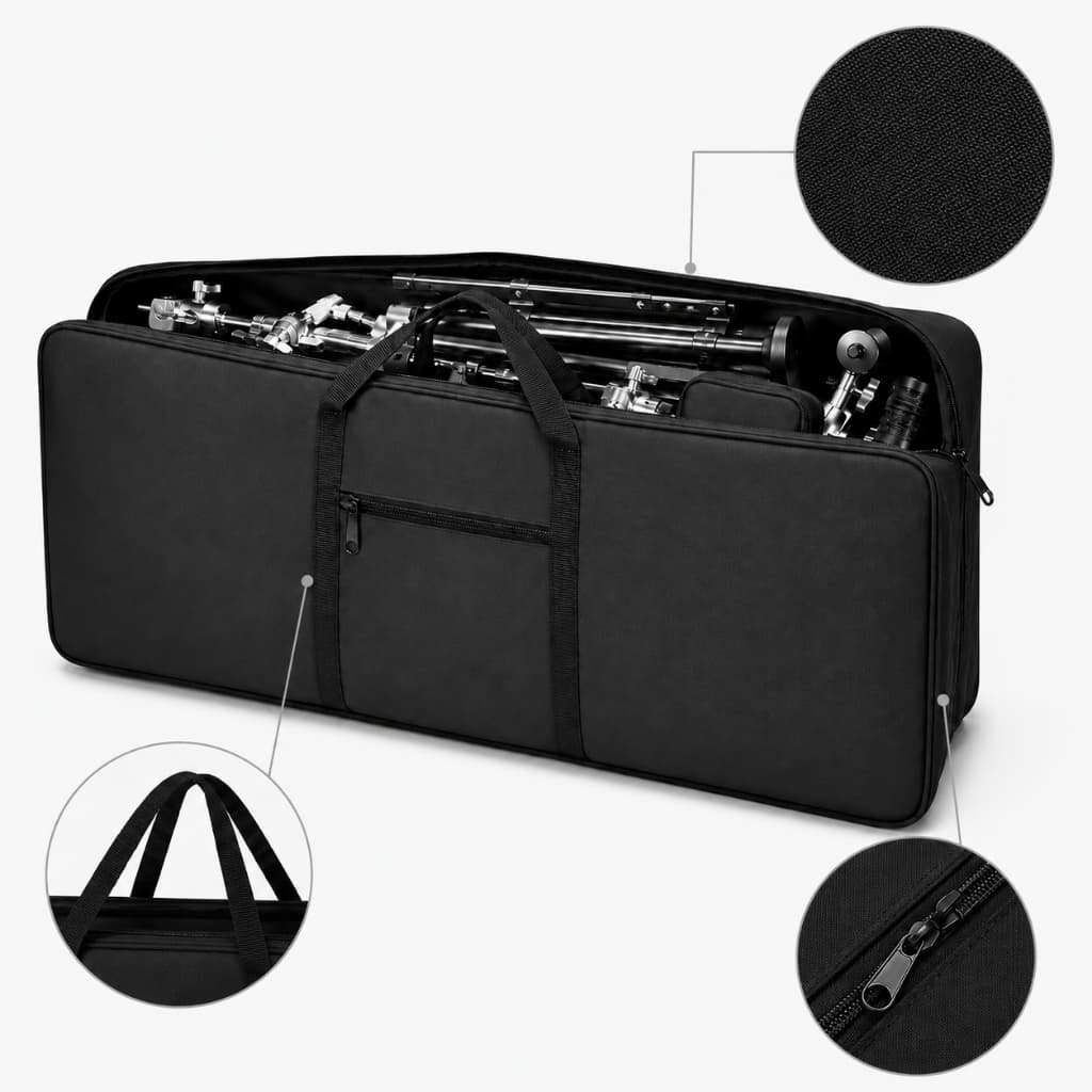 Capa Bag Para 5 Ferragens Pedestais De Microfone