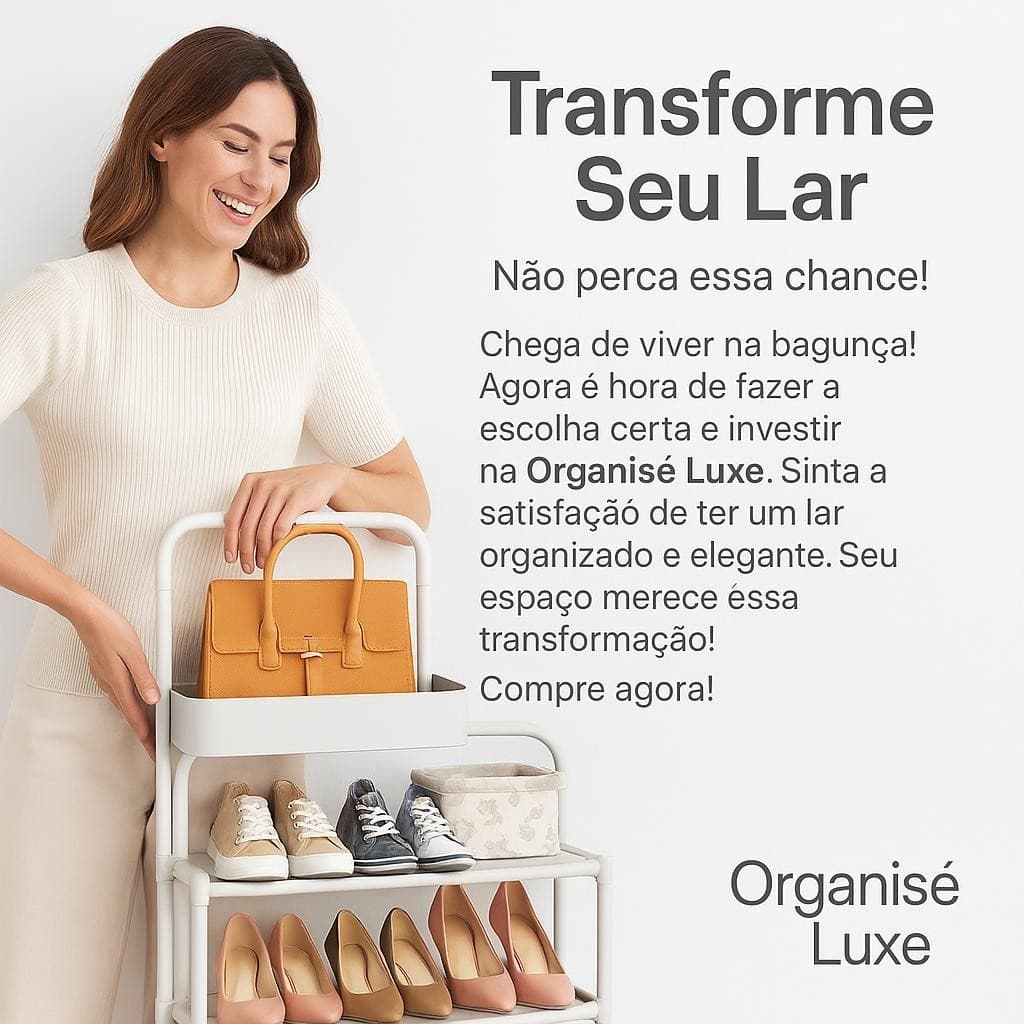 Sapateira Organizador Multiuso Prática Resistente Design Elegante
