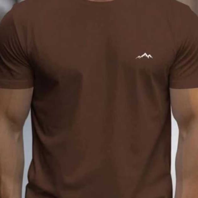 Camiseta Masculina Básica Camisa Dia a Dia Tecido 100% Algodão 30.1