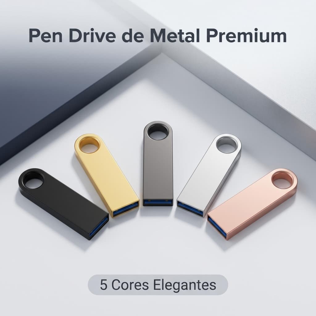 Pen Drive DataTraveler SE9 Metálico USB 2.0 Armazenamento Portátil 8GB a 256GB