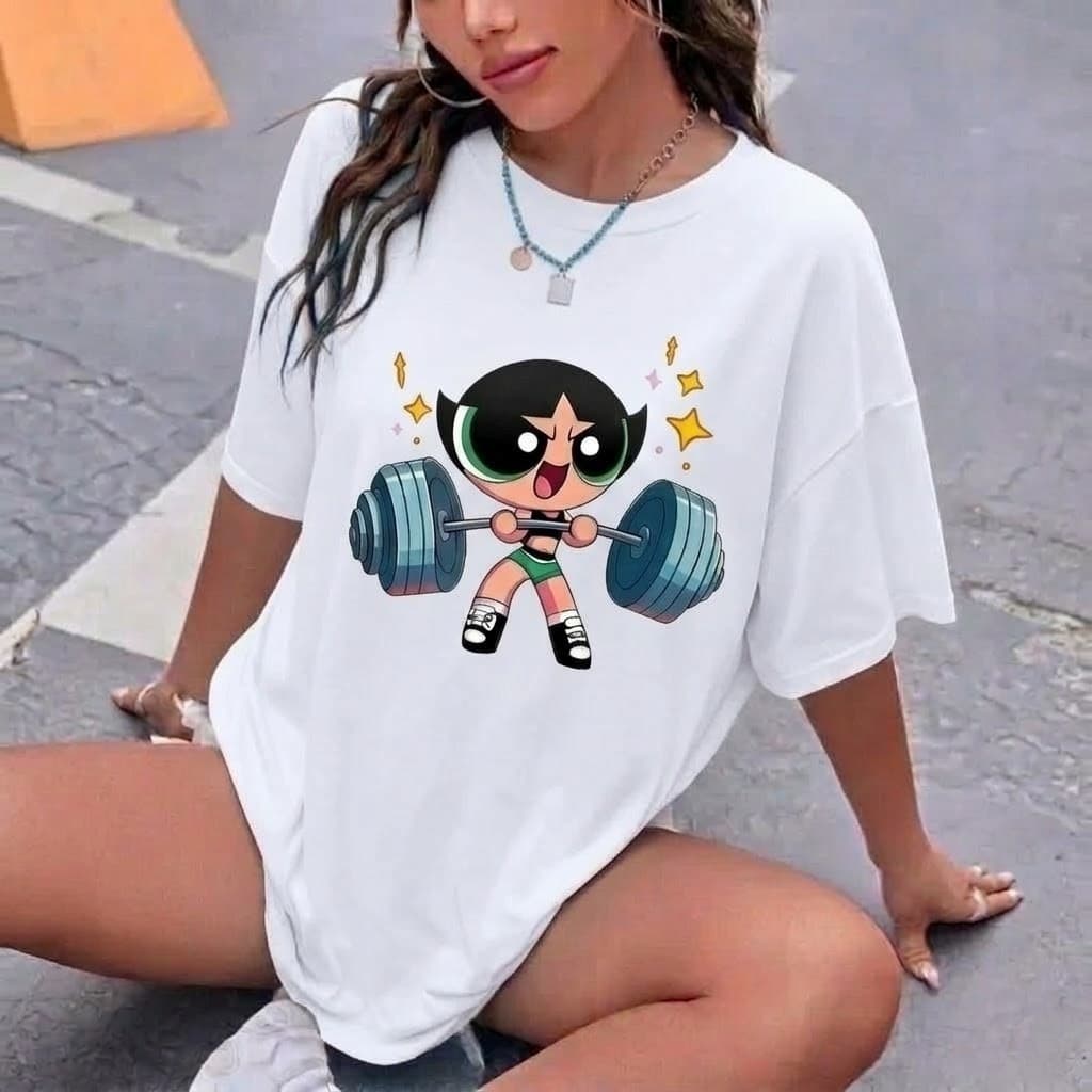 Camiseta Camisa Blusão Oversized Academia Musculação Treino Docinho 100% Algodão Promoção Unissex