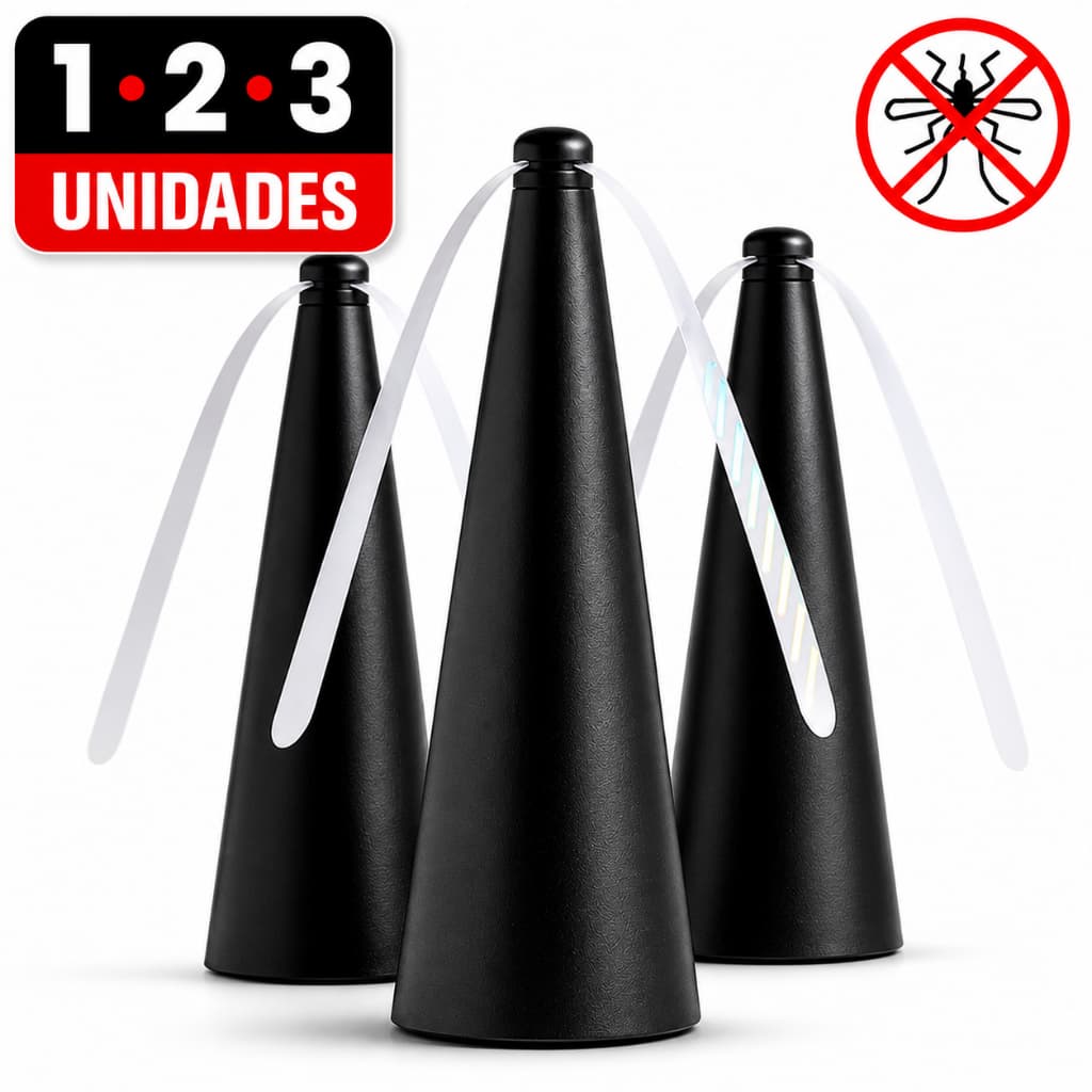 Espanta Moscas Elétrico Ventilador Repelente Mosquitos Portátil