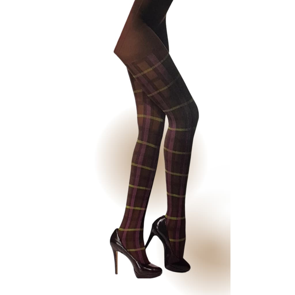 Meia Calça Trifil Fashion 80 Denier 6705 O clássico Xadrez Agora Renovado