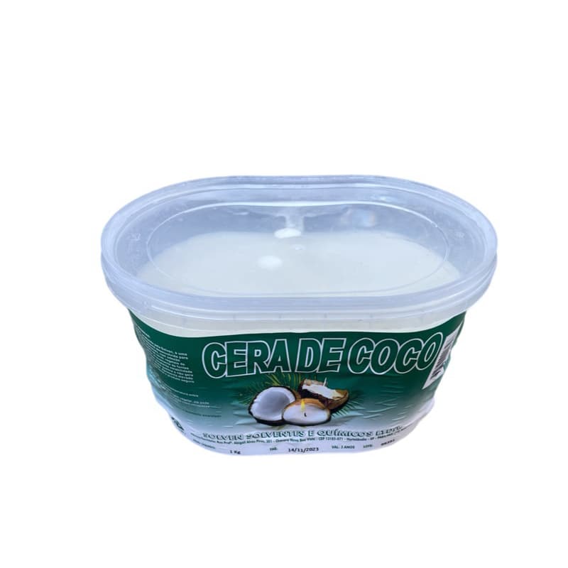 Cera De Coco Velas Artesanais 100% Vegetal Vegana 1 Kg