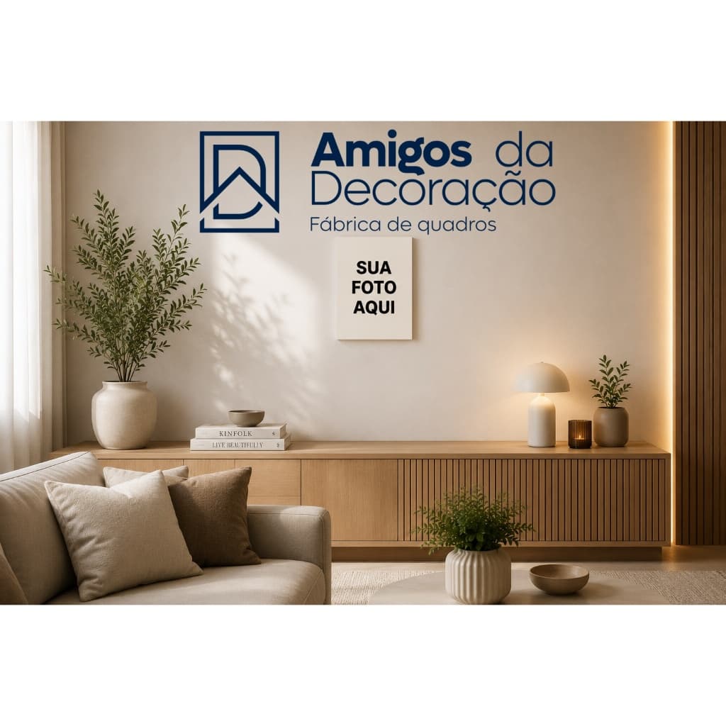 Quadro Decorativo 15x20 cm Personalizado com Sua Imagem | Fotografia em Alta Resolução | Ideal para Sala, Quarto, Filmes