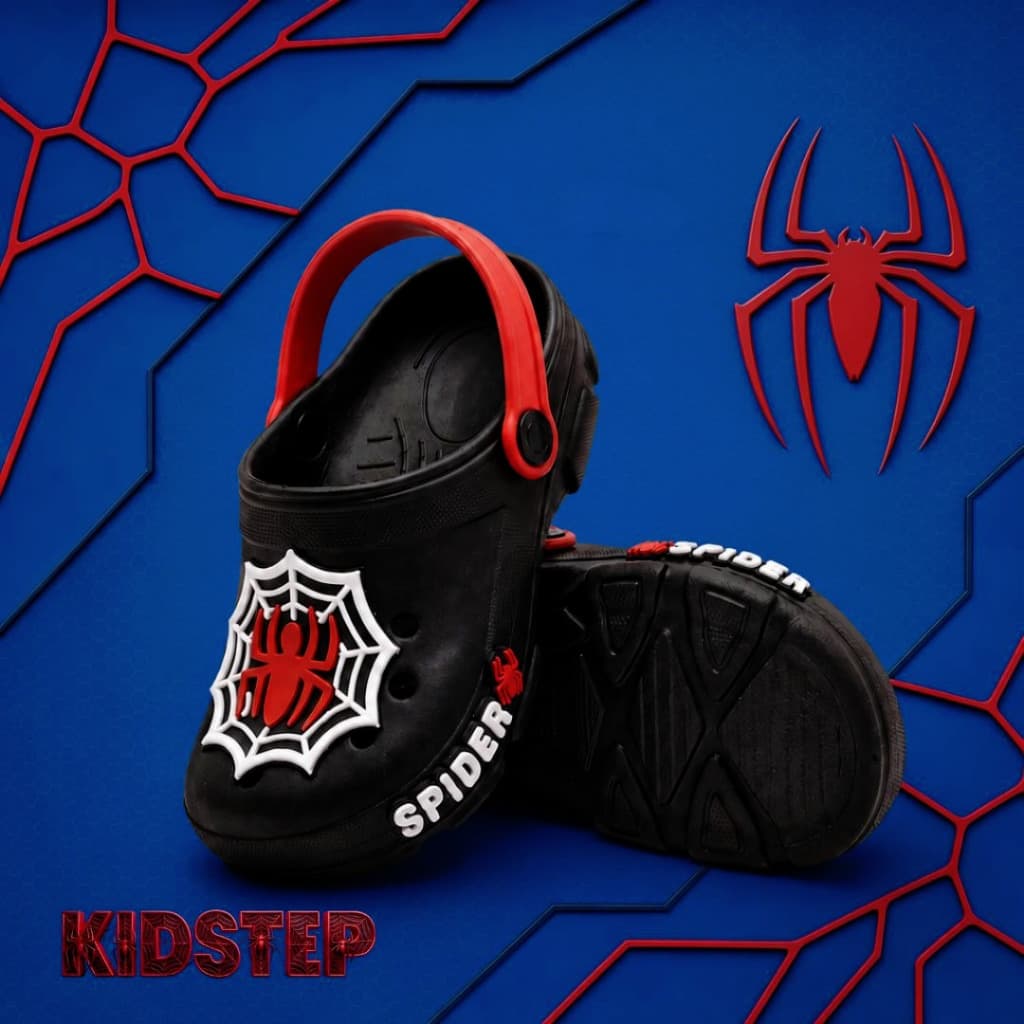 Sandália Menino Infantil Aranha Babuche Lançamento Kidstep