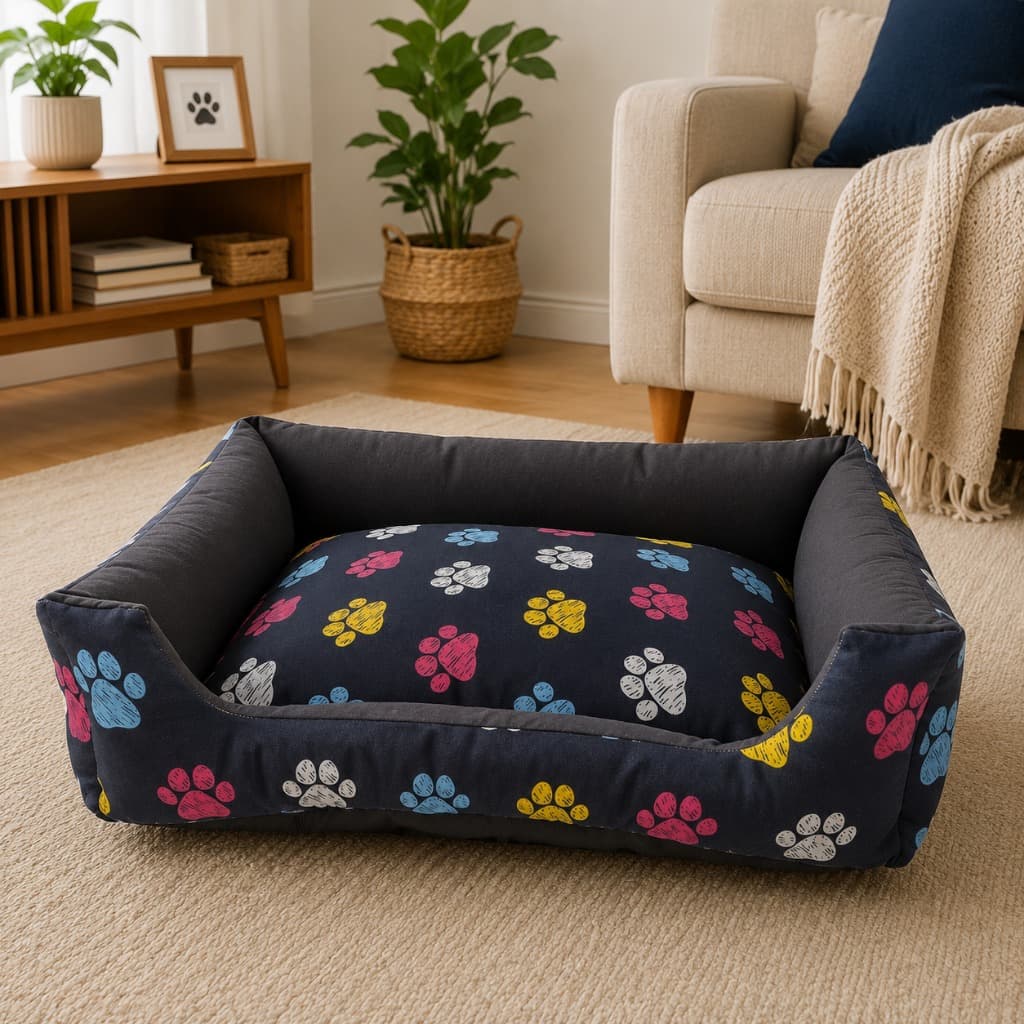 Caminha Pet Frente Baixa Cachorro Gato Macia Confortável 60 cm x 50 cm x 20 cm Fundo Impermeável