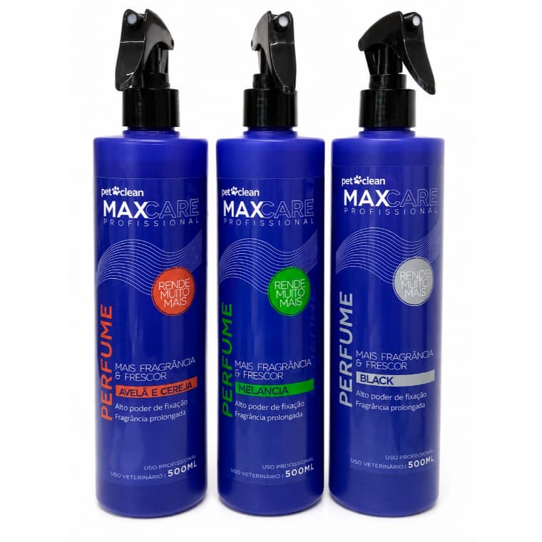 Kit 3 Perfumes Pet Clean Pet Max Para Cães E Gatos - Escolha a sua Fragrancia