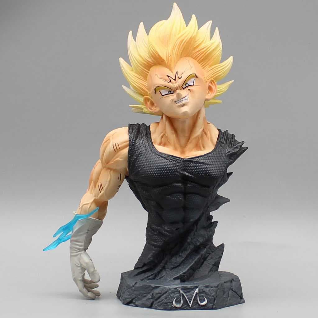 Action Figure Busto Majin Vegeta Anime Dragon Ball Z - 17 Cm
