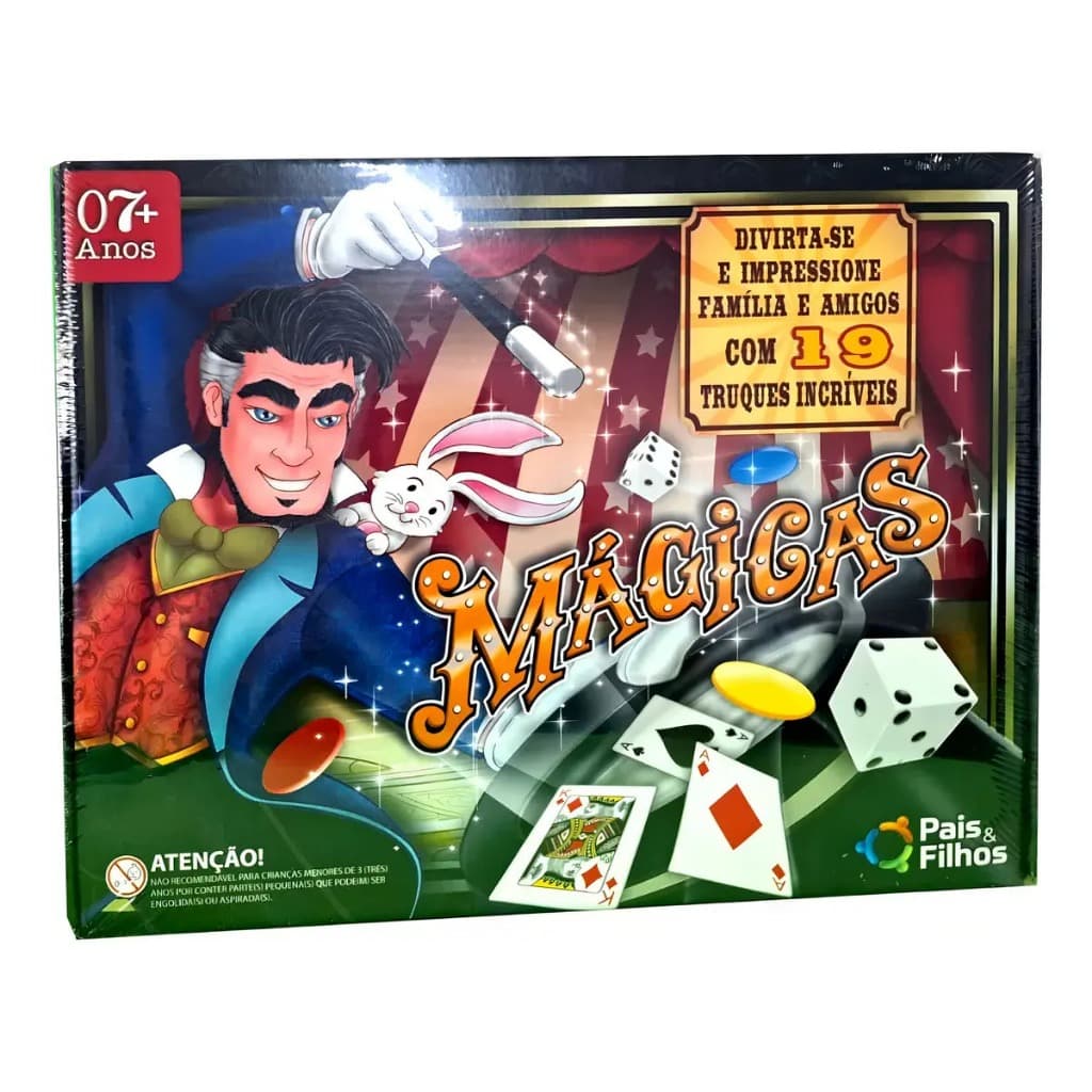 Jogo Magicas Truques Infantil - Pais E Filhos