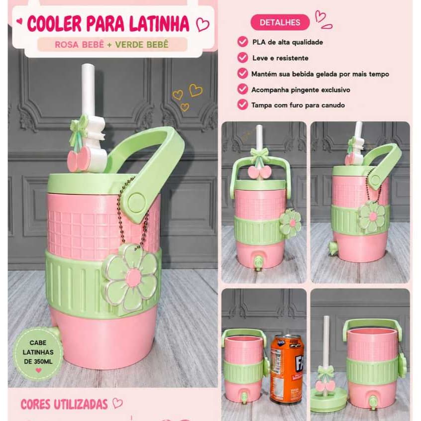 Porta latinha de refrigerante.
