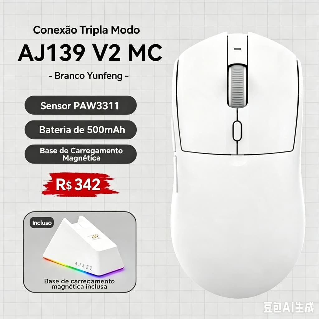 Mouse Gamer Ajazz AJ139 V2 MC