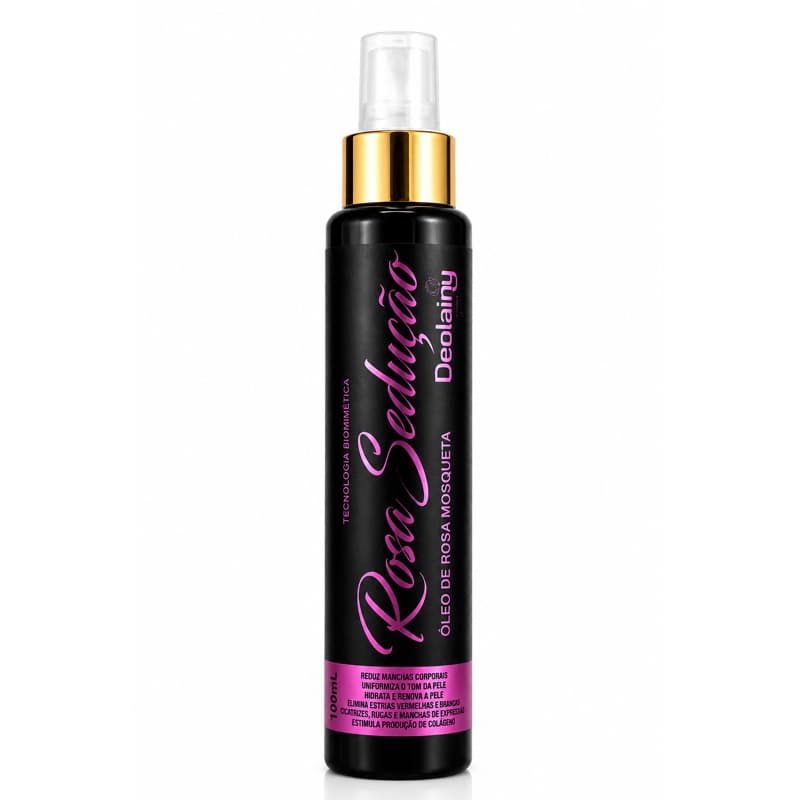 Clareador de Axila e Virilha - Óleo de Rosa Mosqueta - Rosa Sedução 100ml