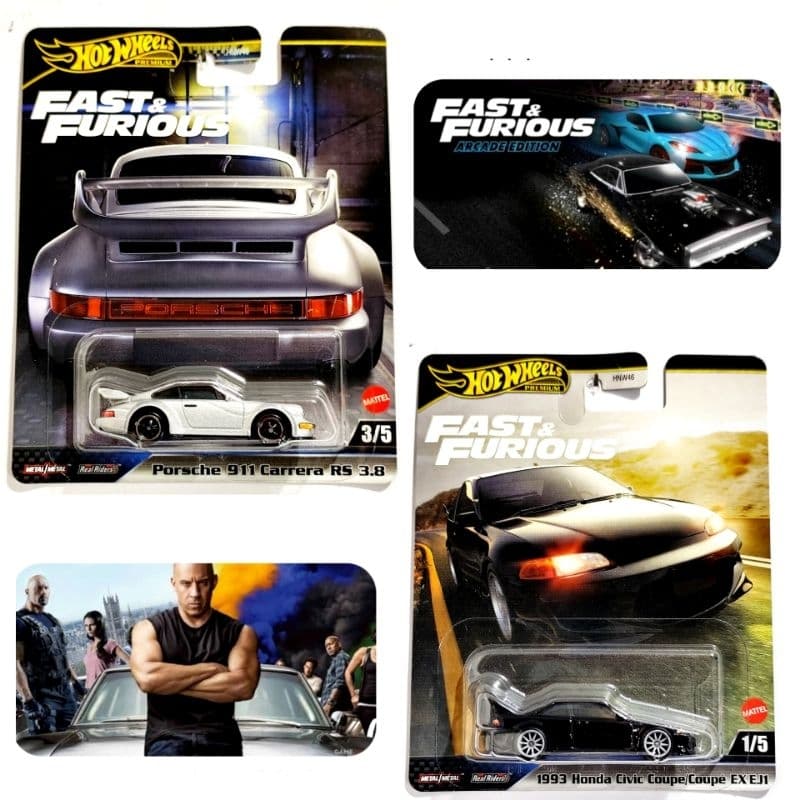 Hot Wheels carrinho coleção Velozes e Furiosos, Fast & Furious