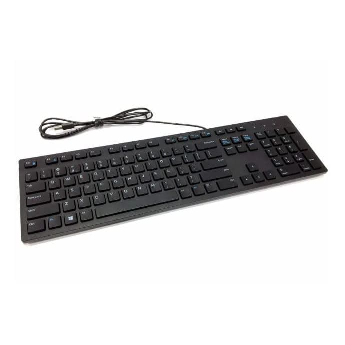 TECLADO ALFANUMERICO DELL MULTIMIDIA PORTUGUES ABNT2 NUMERICO SILENCIOSO USB | KB-216T
