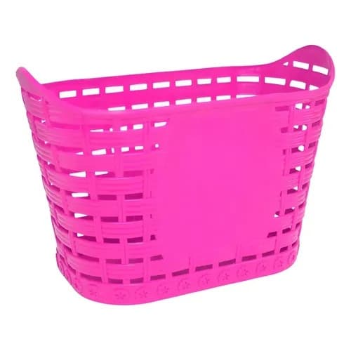 Cestinha Para Bicicleta Aro 16 ao 20 Cor Rosa Feminino