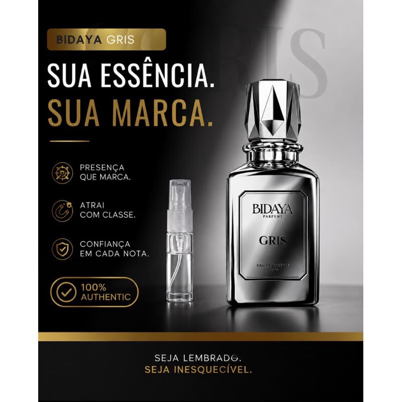 BIDAYA GRIS PARFUMS – Elegância que impressiona
