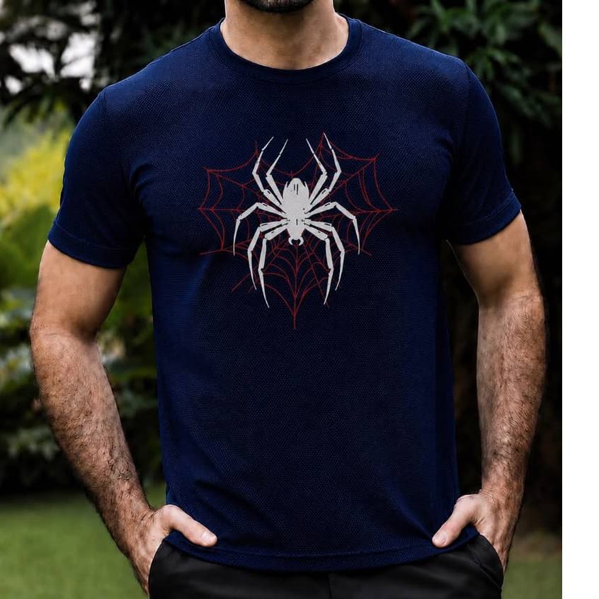 Camiseta Dryfit masculina Spider Man Musculação Homem Aranha Crossfit Corrida Atletismo Respirável Original da Avve Wear
