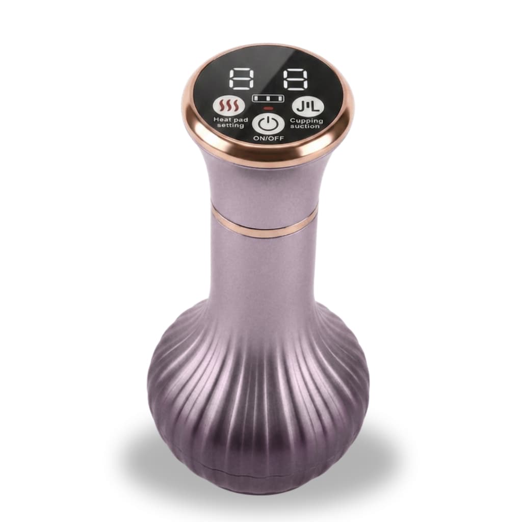 Massageador com Sucção Eletrico Portatil A Vacuo Drenagem Anti Celulite Melhora Circulação Infravermelho 9 nivéis