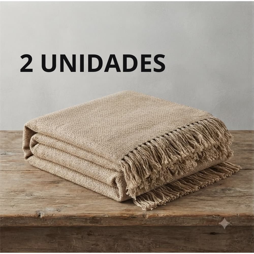 Manta Para Sofá Grande 2,20cm x 1,50cm Tipo Capa Protetora Decorativa Cama Luxuosa Macia Premium