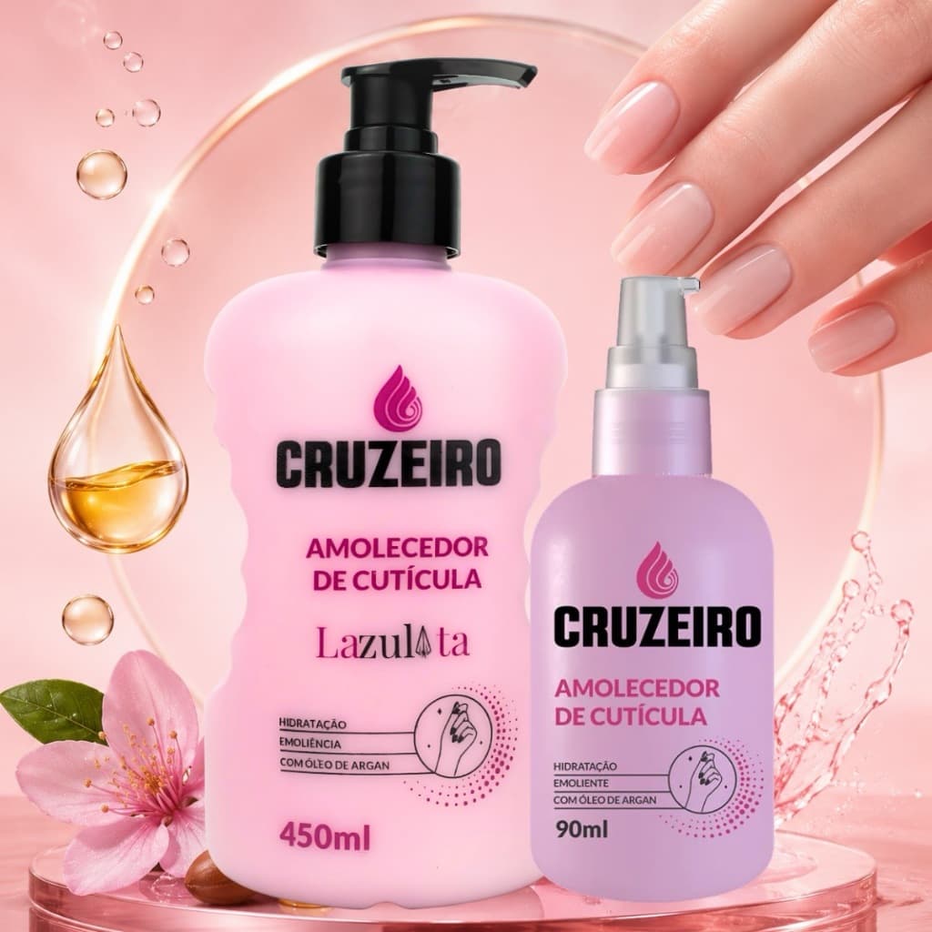 Amolecedor De Cutícula Para Manicure Hidrata Cruzeiro 90ml
