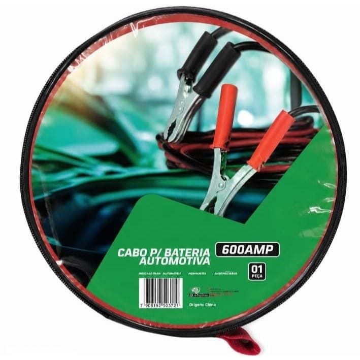 Cabo Auxiliar para Bateria 600AMP - Chupeta / Cabo de Partida