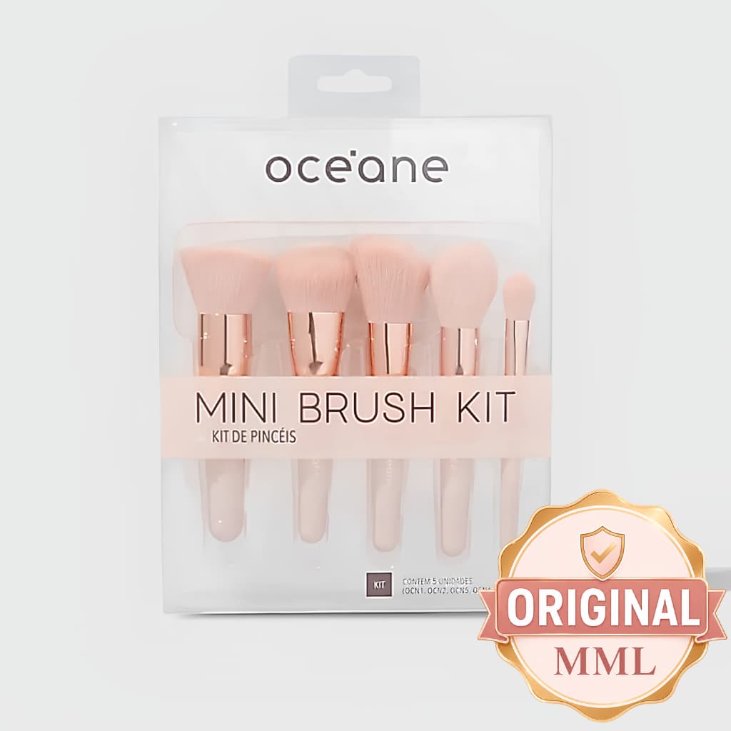 Oceàne Mini Kit com 5 Pincéis - Mini Brush Kit