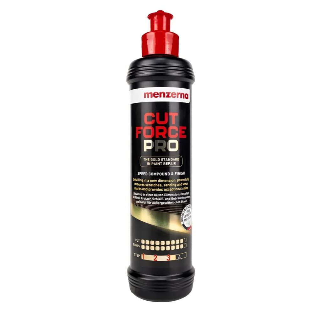 Composto Polidor Menzerna Cut Force Pro 250ml Alto Brilho e Corte