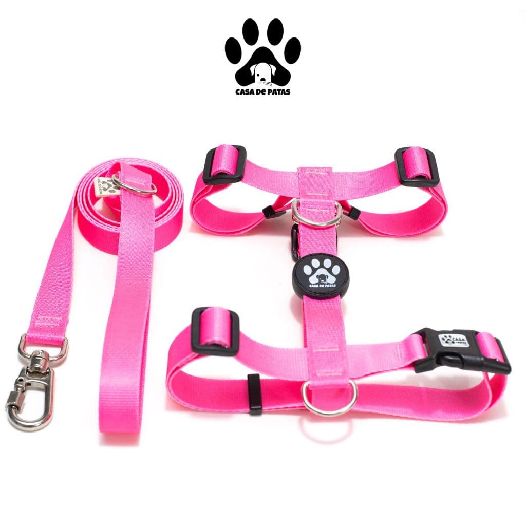 Kit Coleira Novo para Cachorro Peitoral modelo H + Guia padrão