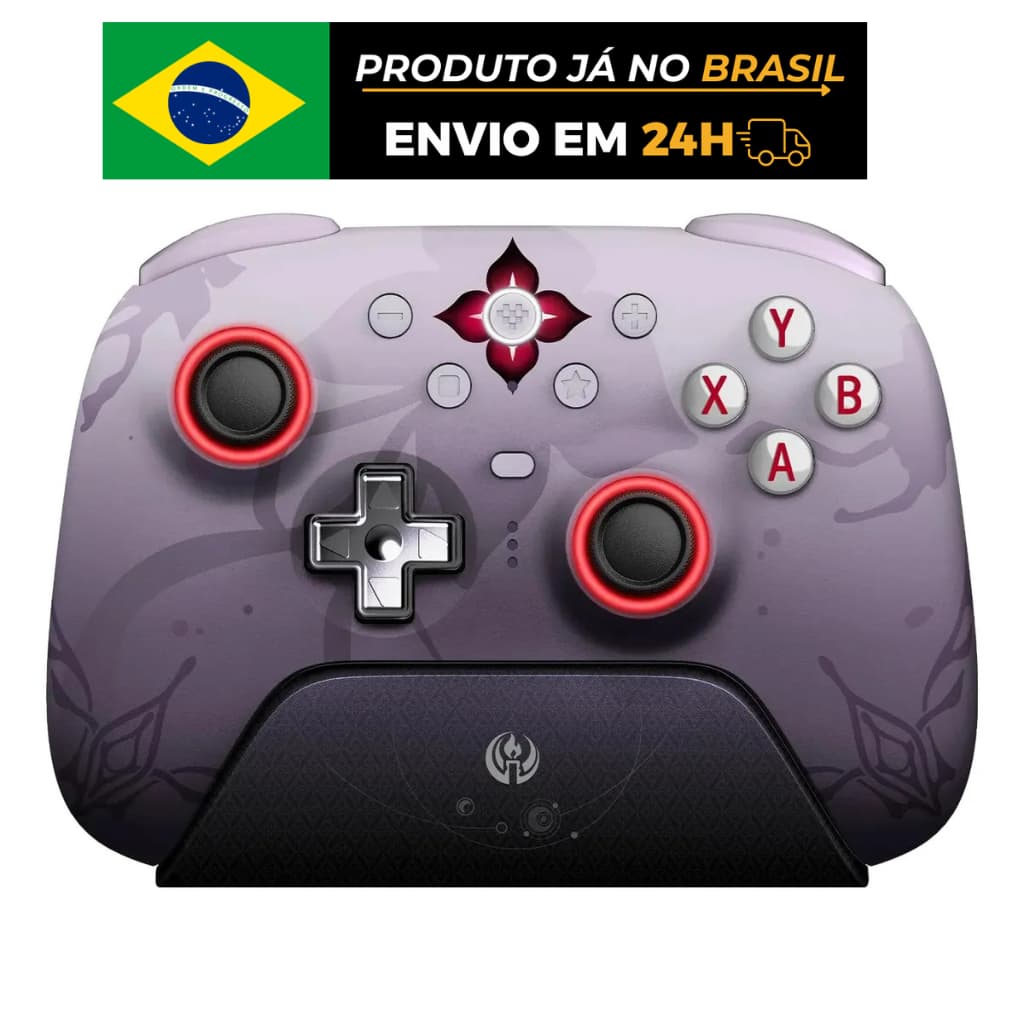 Controle 8BitDo Ultimate 2 Wireless TMR Evernight Bluetooth 2.4G PC Android Original