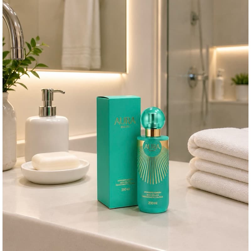 Body Splash Aura Beauty Afrodite Garden 200ml 1 Unidade Jade Picon