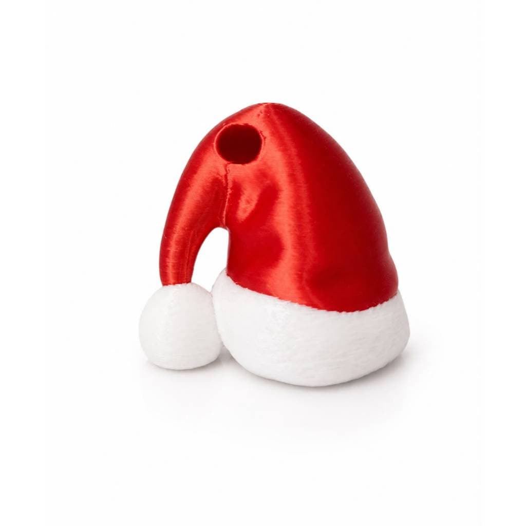 Enfeite de Natal Gorro do Papai Noel 3D para Árvore Natalina